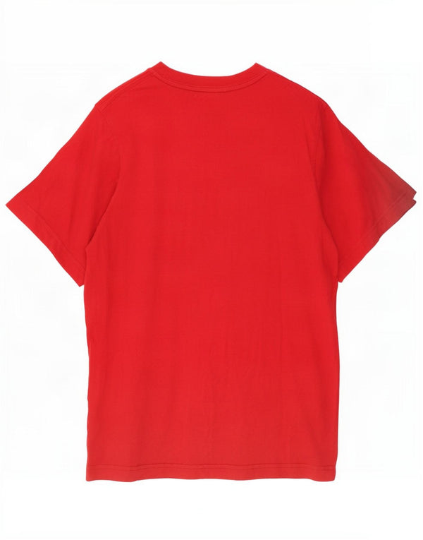 Camiseta masculina Nike Top UK 36/38 pequena algodão vermelho