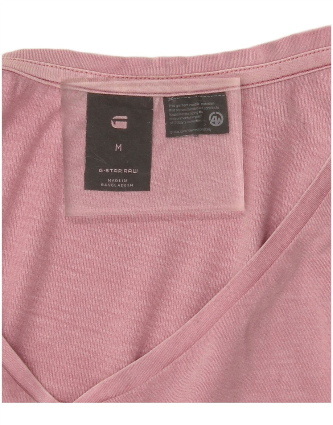 Camiseta feminina G-STAR UK 14 rosa médio