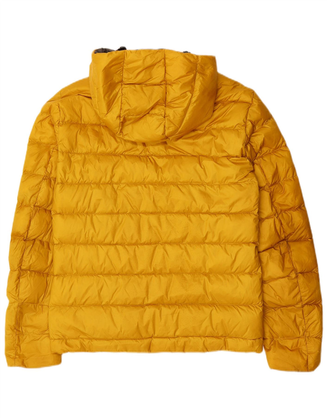 Jaqueta masculina acolchoada com capuz Blauer UK 36 poliamida amarela pequena
