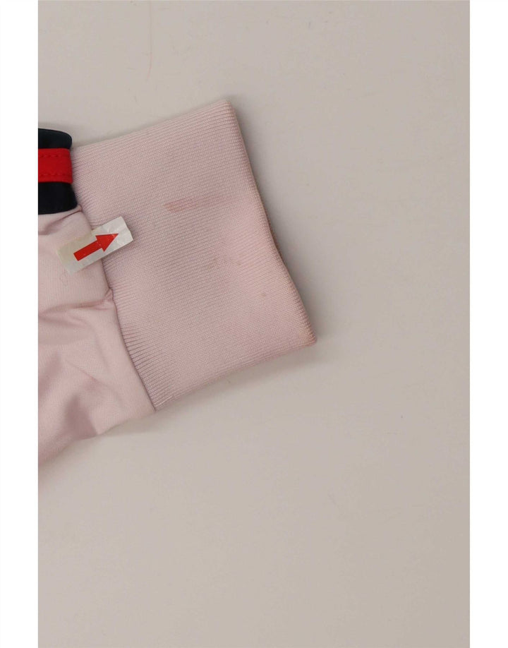 Champion Mens Treino Top Jaqueta Grande Poliéster Colorblock Vermelho