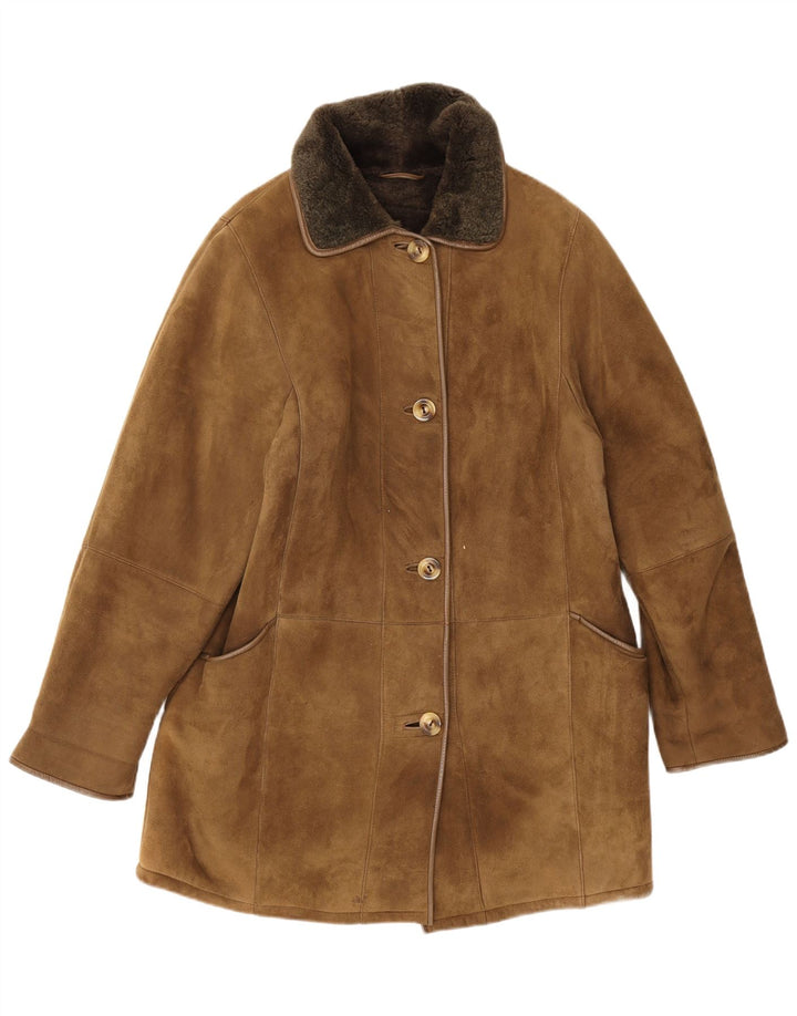Friitala Jaqueta Shearling Feminina EU 40 Médio Bege