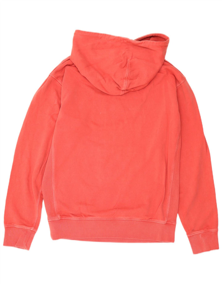 Hugo Boss Mens Hoodie Jumper Pequeno Algodão Vermelho