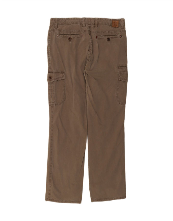 Calça cargo reta masculina BUGATTI W34 L31 marrom