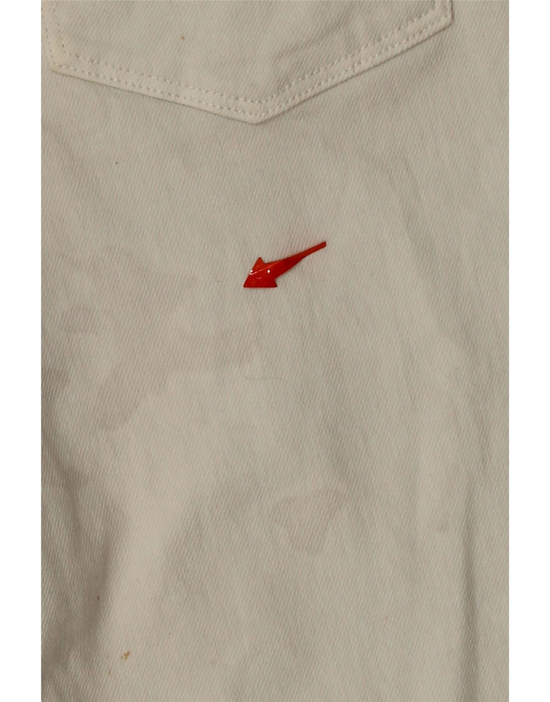 Bermuda jeans masculina LEVI'S W32 algodão branco médio