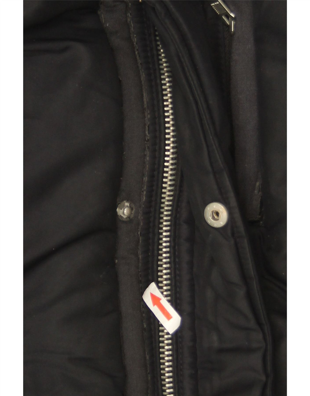 Jaqueta bomber masculina Zara com capuz Reino Unido 40 grande poliéster azul marinho