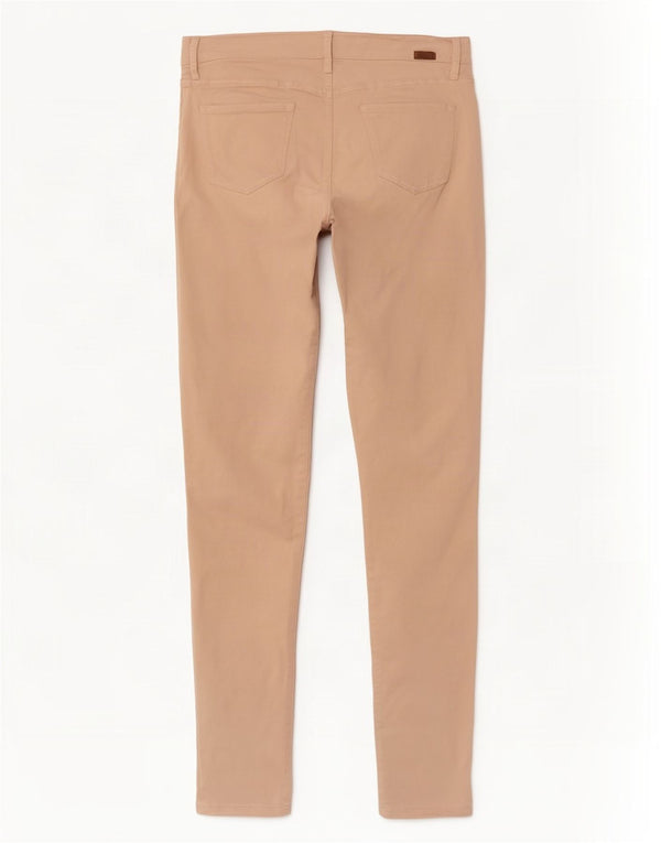 Calça feminina casual skinny Massimo Dutti UE 38 pequena W28 L29 algodão rosa