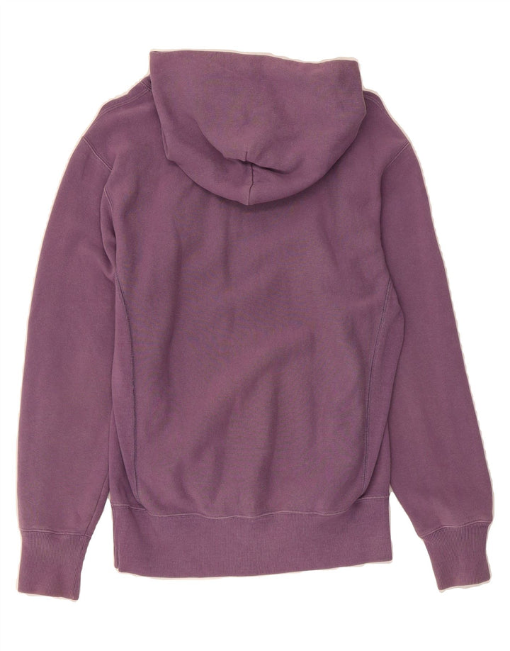 CHAMPION Womens Hoodie Jumper UK 10 Small Purple Vintage Champion and Second-Hand Champion from Messina Hembry 