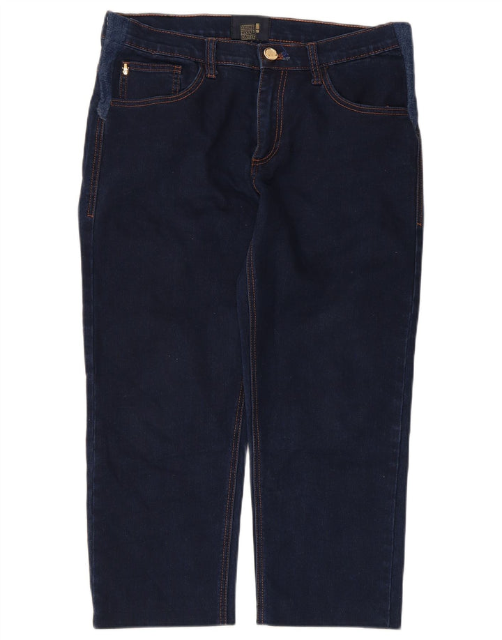 Jeans Capri Just Cavalli Feminino W34 L22 Azul Marinho