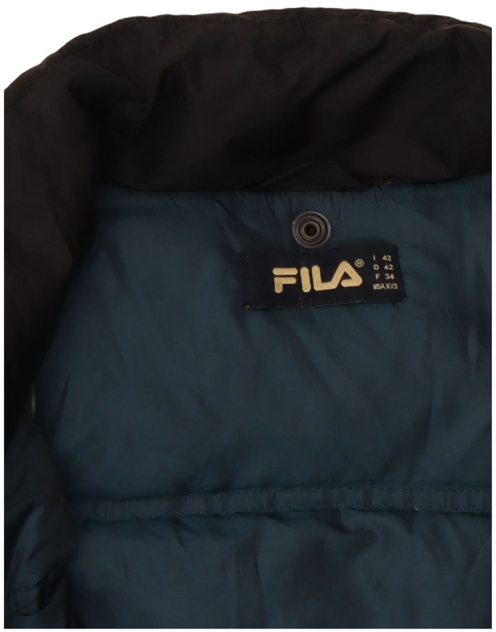 Jaqueta acolchoada feminina FILA IT 42 médio preto nylon