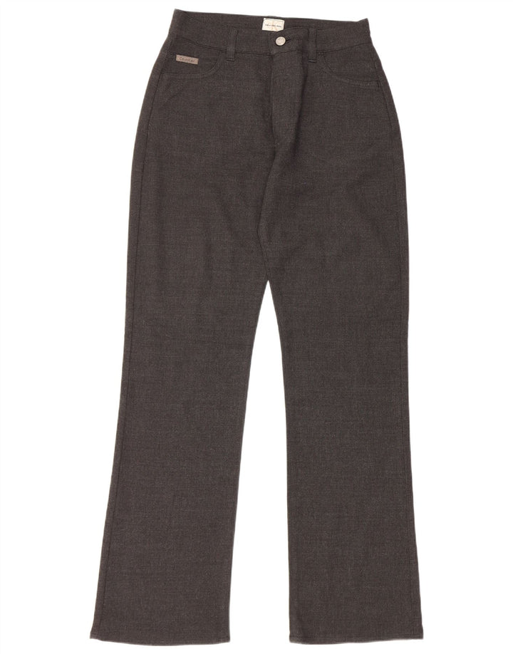 Calça casual feminina Calvin Klein Bootcut W28 L31 cinza