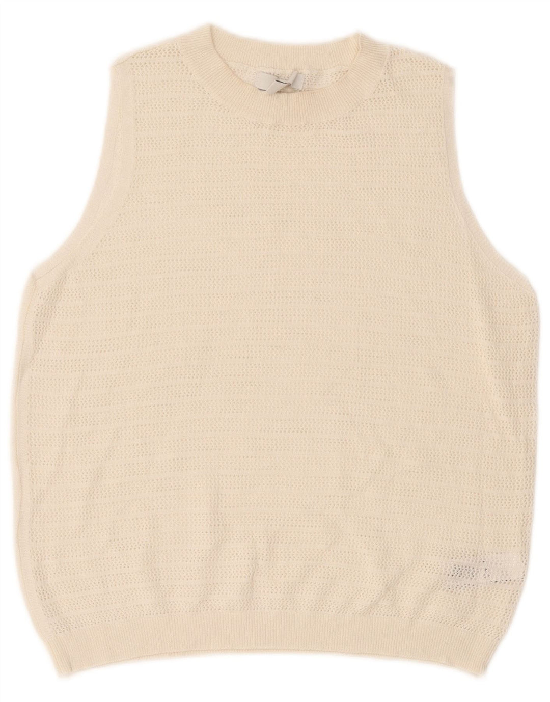 Regata feminina Marks & Spencer com colete UK 12 médio off white poliéster