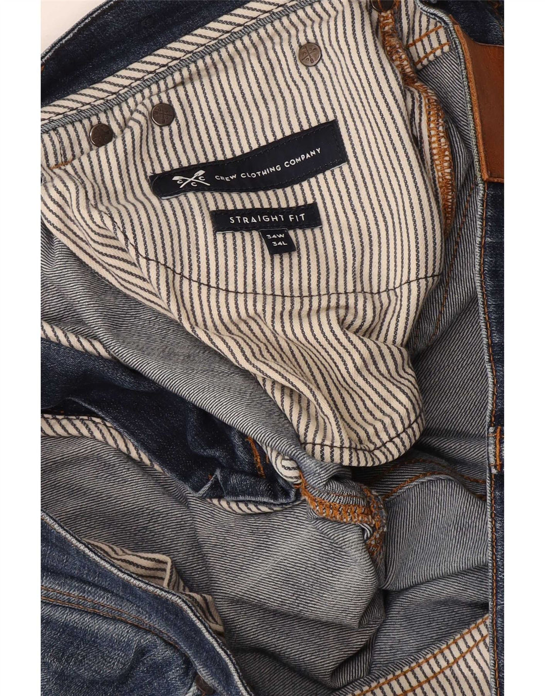 Crew Clothing Mens Jeans retos W34 L34 Azul