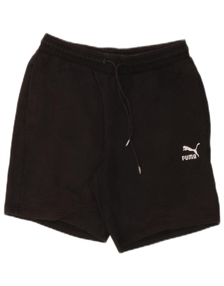 Shorts esportivos masculinos Puma pequenos pretos