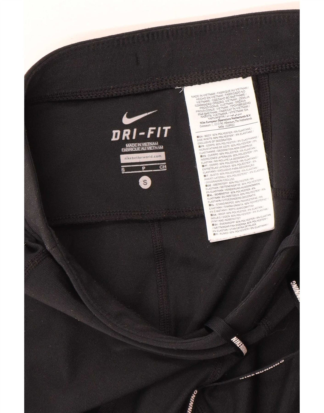 Leggings Nike Dri Fit UK 10 Pequeno Poliéster Preto