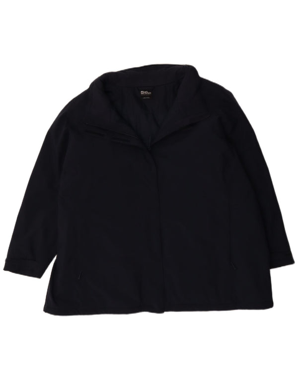 Jaqueta acolchoada masculina Jack Wolfskin Reino Unido 30 6XL poliéster azul marinho