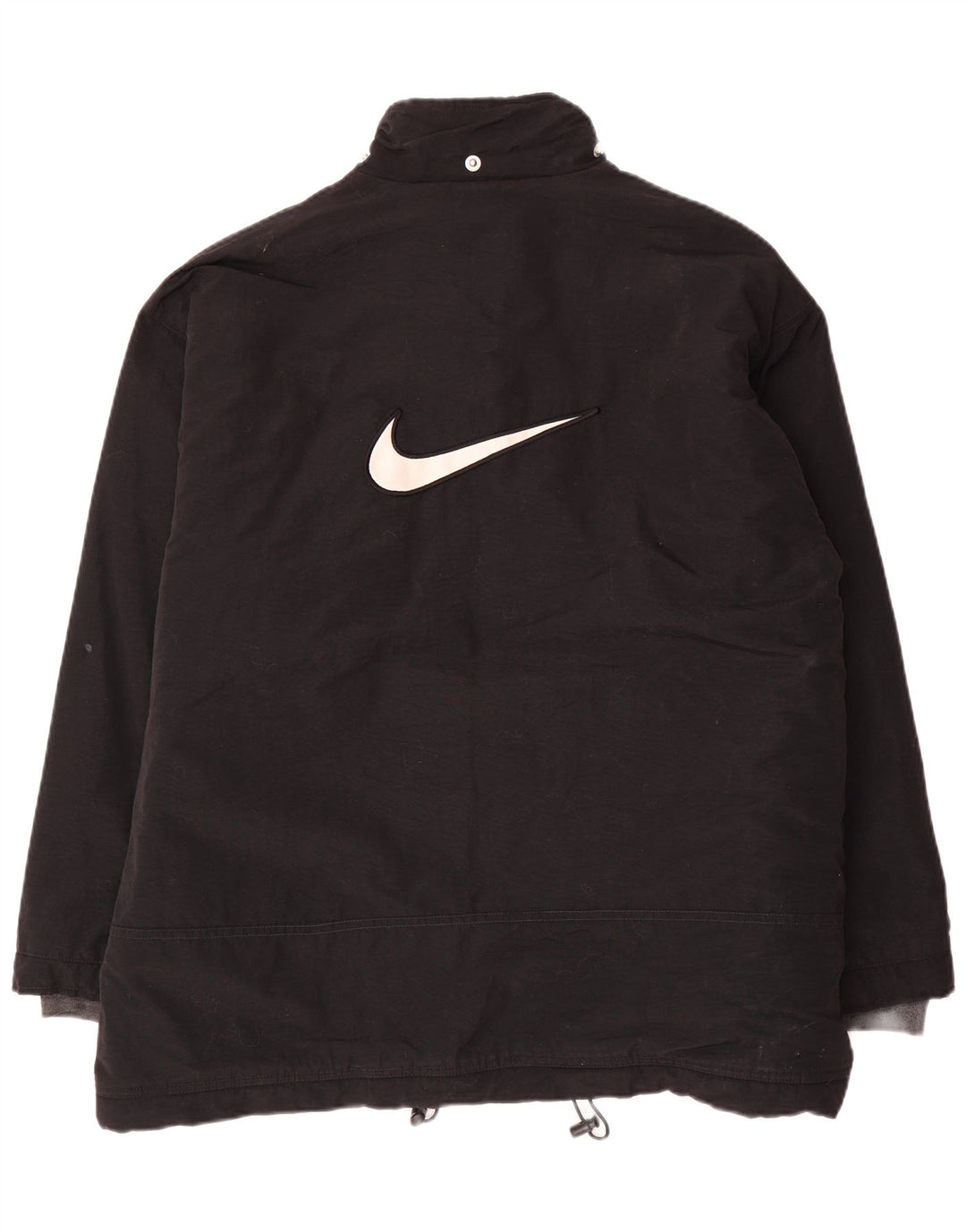 Jaqueta corta-vento masculina Nike UK 42/44 grande nylon preto