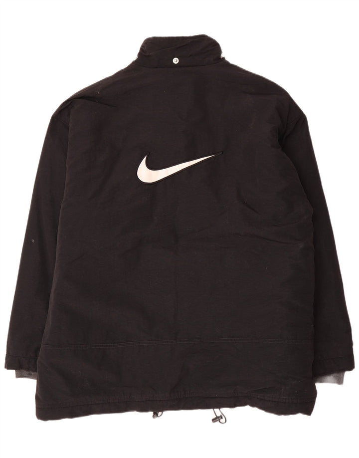 Jaqueta corta-vento masculina Nike UK 42/44 grande nylon preto