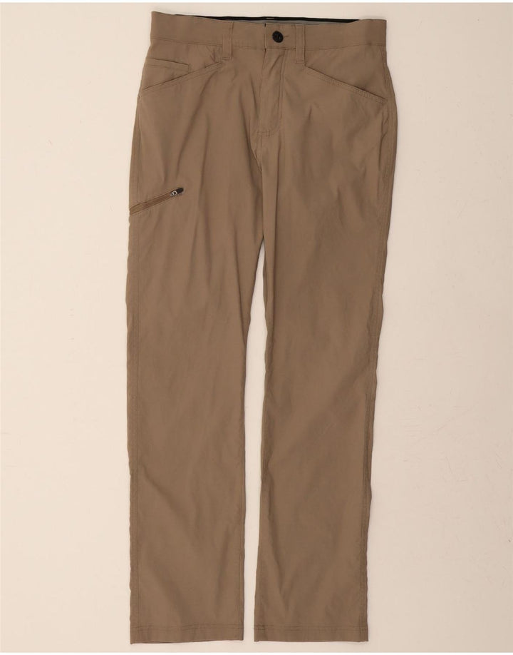 ORVIS Mens Straight Cargo Trousers W32 L32 Beige Nylon Vintage Orvis and Second-Hand Orvis from Messina Hembry 