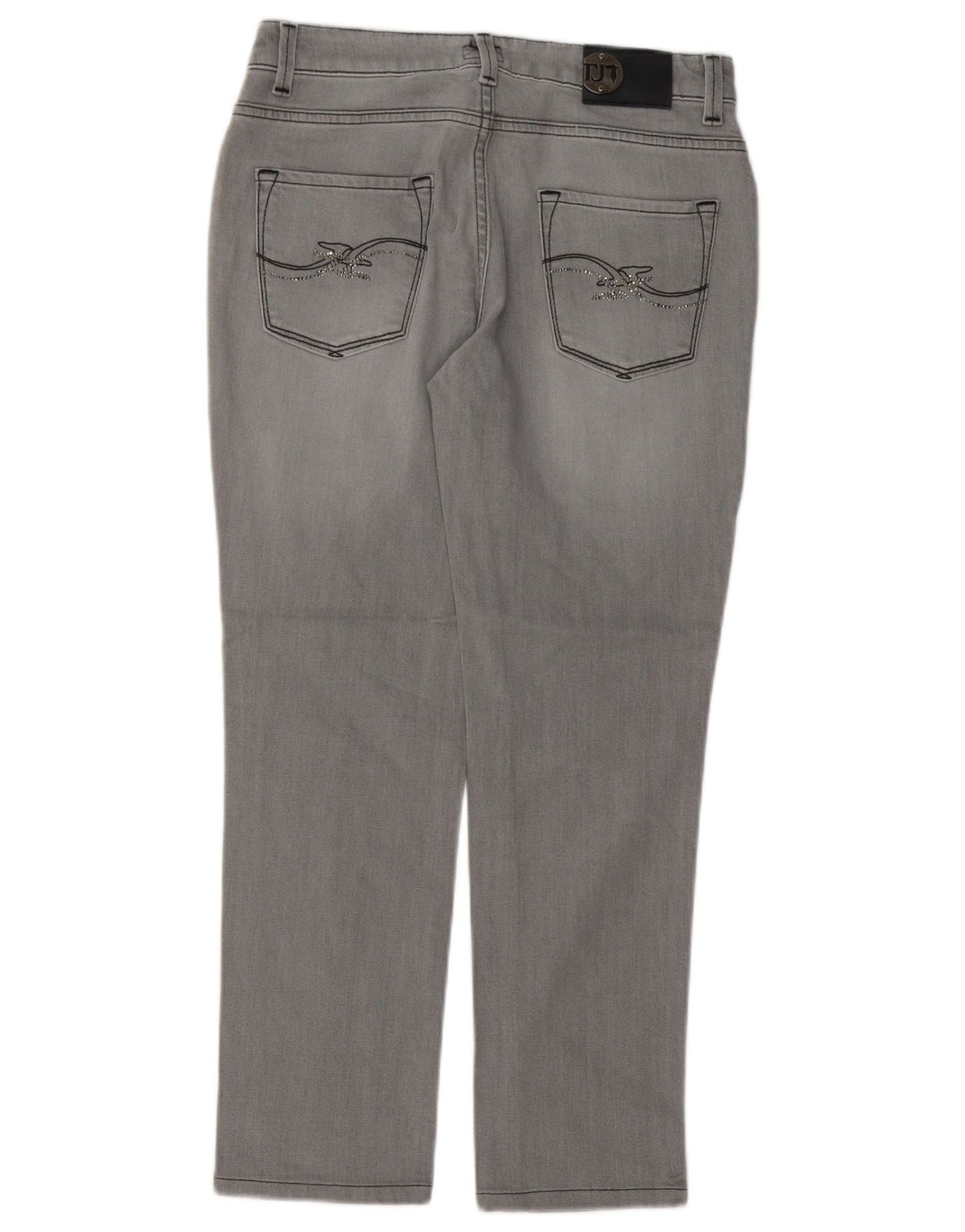 Trussardi Jeans Slim Feminino W27 L27 Algodão Cinza