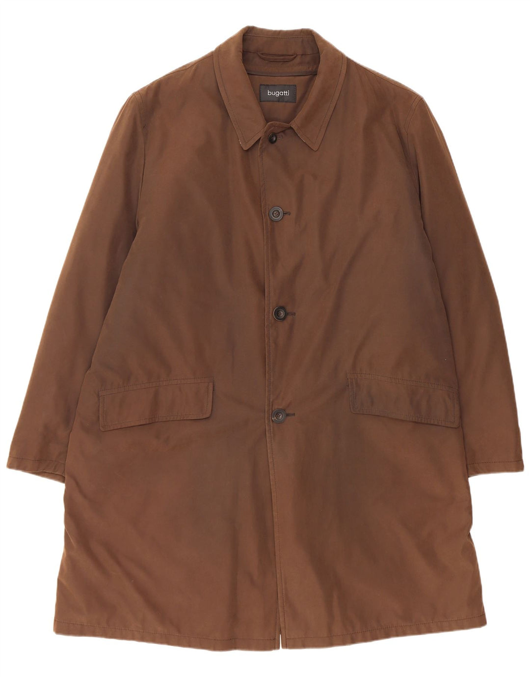 Sobretudo masculino Bugatti EU 54 2XL poliéster marrom