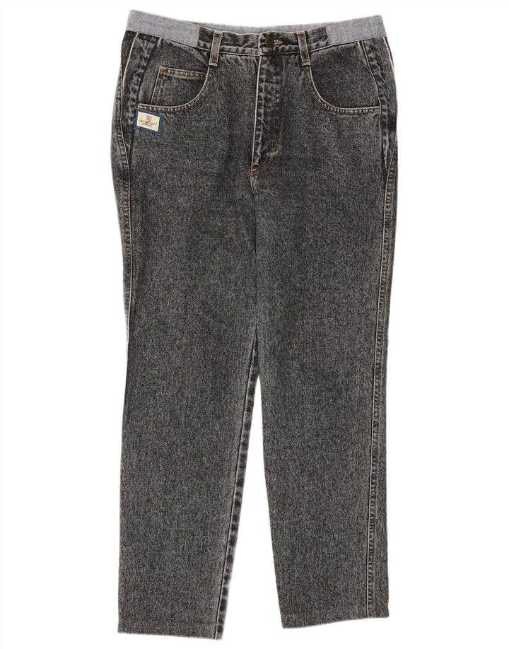 LAURA BIAGIOTTI Calça jeans feminina W30 L27 algodão cinza