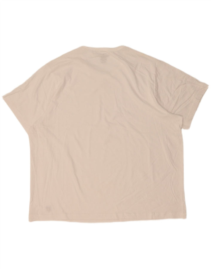 Camiseta masculina Lyle & Scott Top 4XL algodão branco