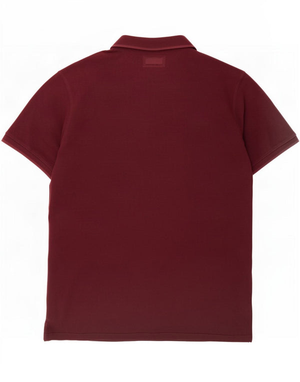 Camisa polo masculina Carrera 2XL algodão Borgonha