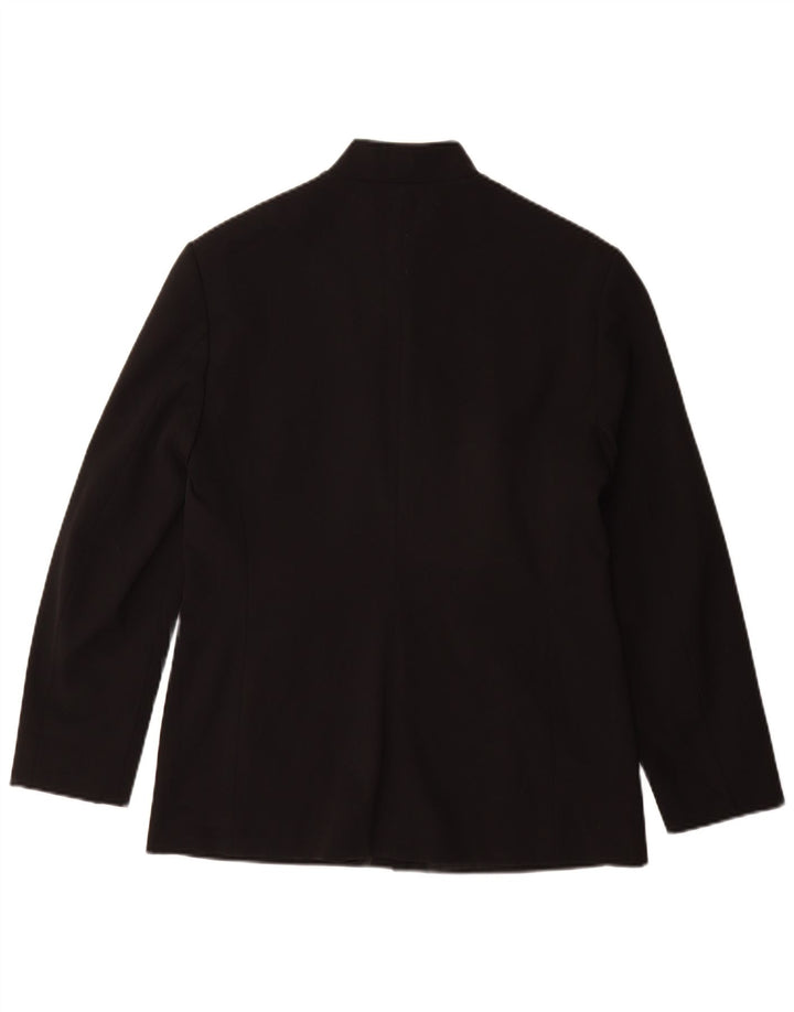 Jaqueta Blazer Feminina Superior com Zíper Completo IT 44 Poliamida Preta Média