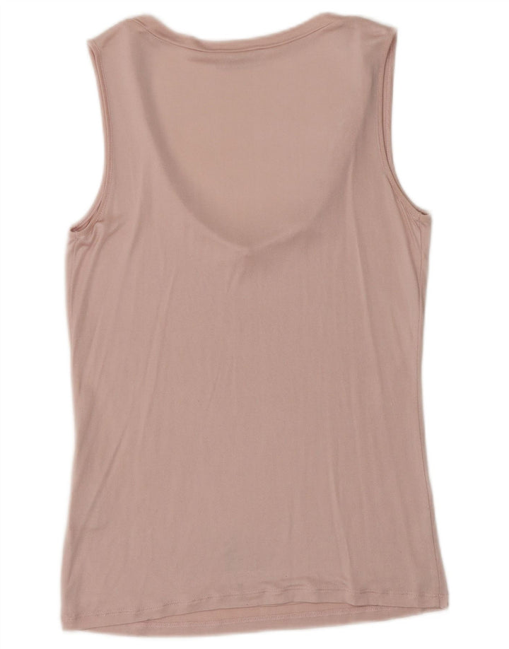 Max&Co. Top Colete Feminino UK 10 Pequeno Rosa