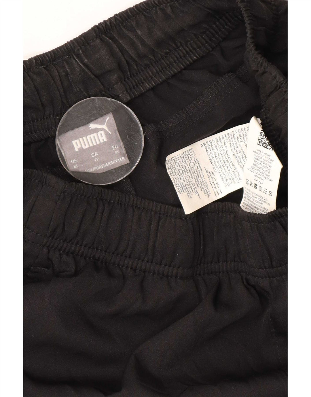 Shorts esportivos femininos Puma UK 4 XS preto poliéster
