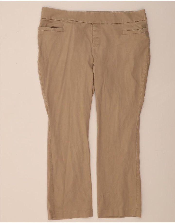 LEE Womens Natural Fit Straight Casual Trousers W40 L30 Beige Vintage Lee and Second-Hand Lee from Messina Hembry 