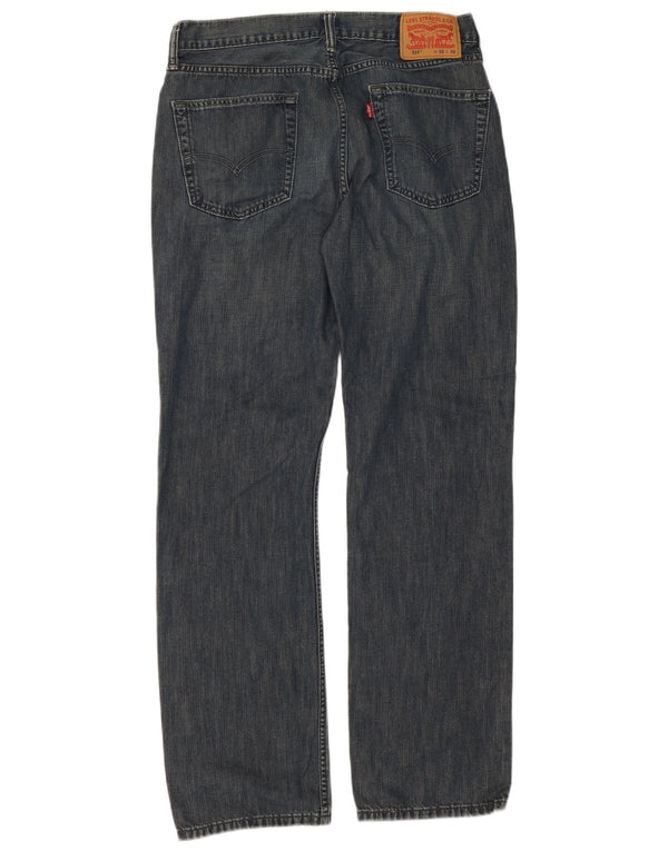 Levi's Masculino 514 Straight Jeans W32 L32 Azul Algodão