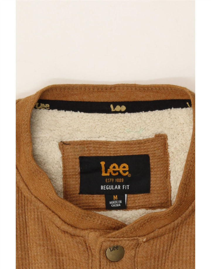 LEE Mens Regular Fit Sweatshirt Jumper Medium Brown Cotton Vintage Lee and Second-Hand Lee from Messina Hembry 