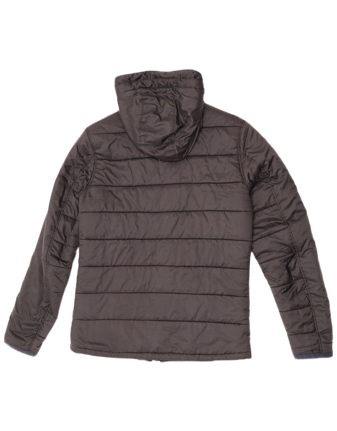 Jaqueta acolchoada com capuz feminina G-Star UK 14 grande poliéster preto