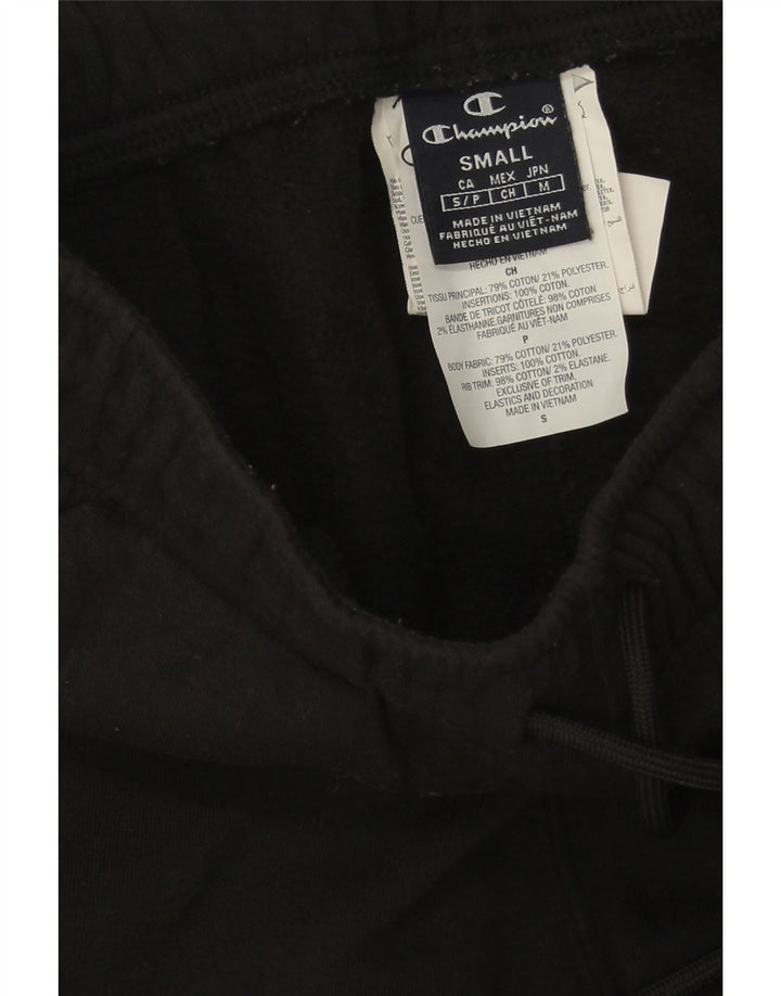 Calça de treino masculina Champion Joggers pequeno algodão preto