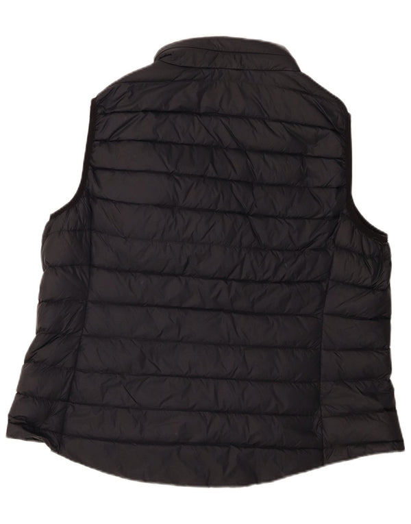 Colete acolchoado feminino Marks & Spencer UK 20 2XL preto poliamida