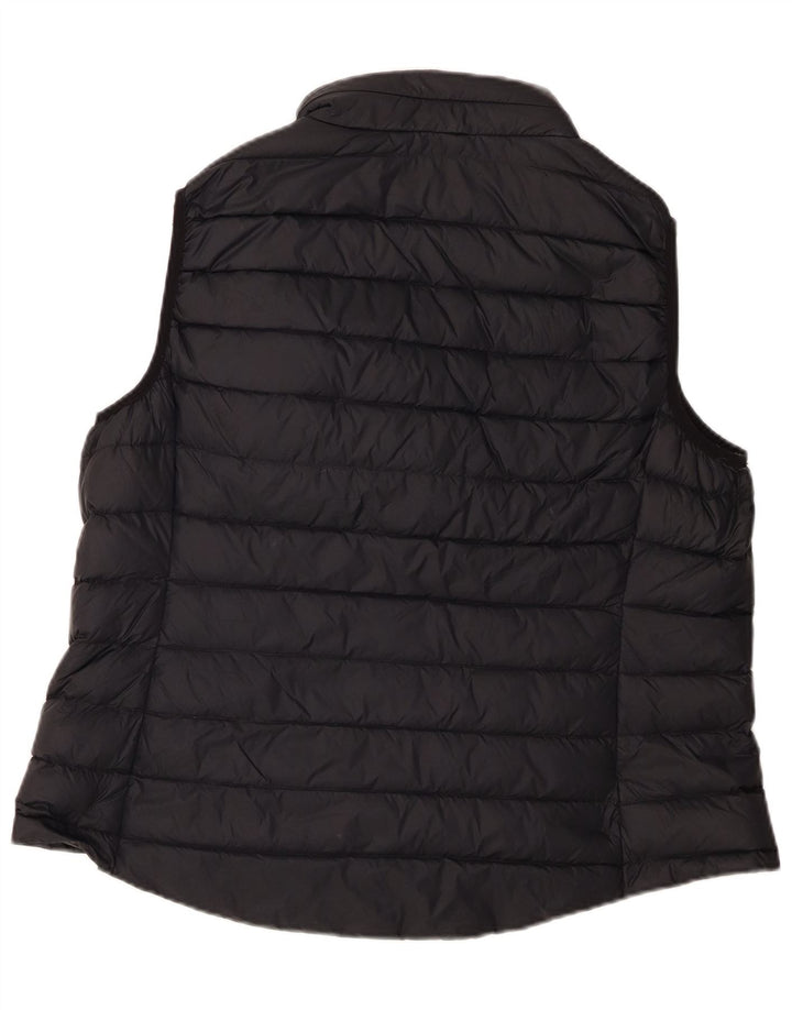 Colete acolchoado feminino Marks & Spencer UK 20 2XL preto poliamida