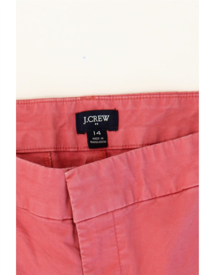 J. CREW Womens Chino Shorts US 14 XL W34  Pink Cotton Vintage J. Crew and Second-Hand J. Crew from Messina Hembry 