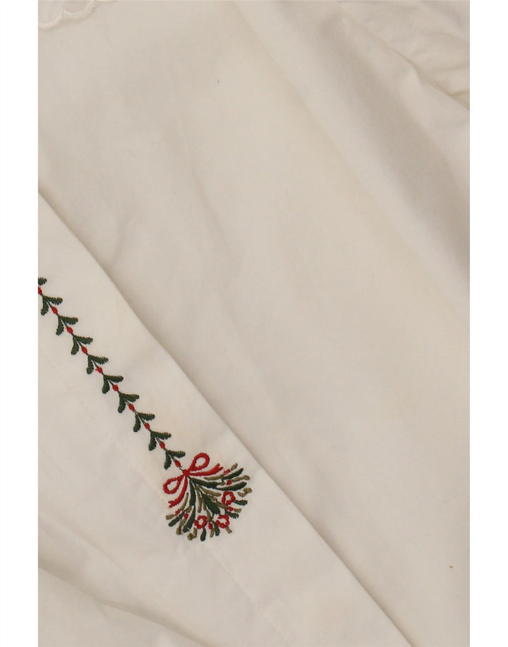 Blusa feminina Benetton IT 44 médio off white algodão