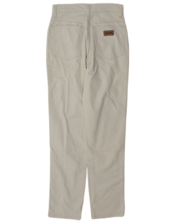 Wrangler feminino Paula Tapered Jeans W28 L30 algodão branco