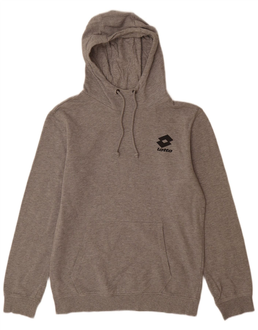 Lotto Mens Hoodie Jumper Médio Algodão Cinza