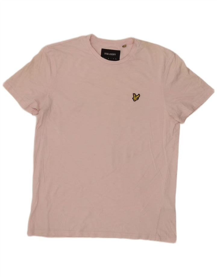 Camiseta masculina LYLE & SCOTT Top médio algodão rosa