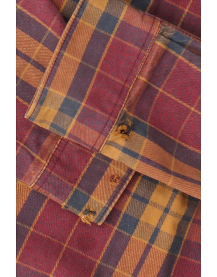 Camisa Vans Masculina Grande Burgundy Check