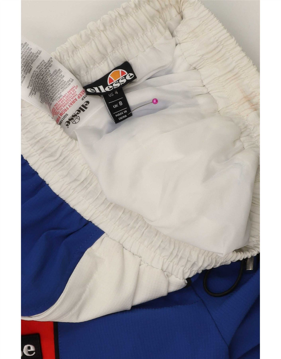 Calça de treino feminina Ellesse Joggers UK 8 pequena multicolorida