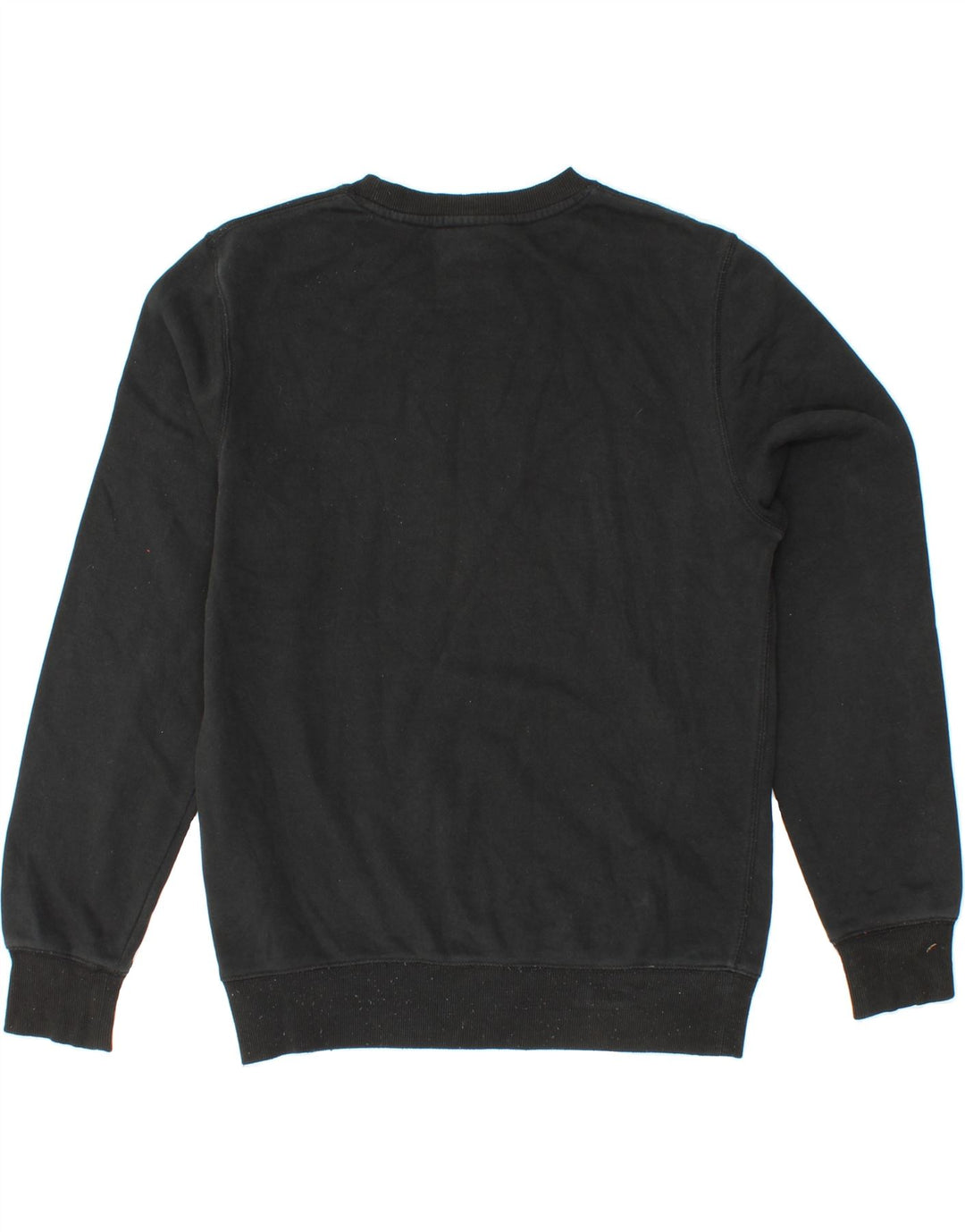 CHAMPION Mens Graphic Sweatshirt Jumper Small Black Cotton Vintage Champion and Second-Hand Champion from Messina Hembry 
