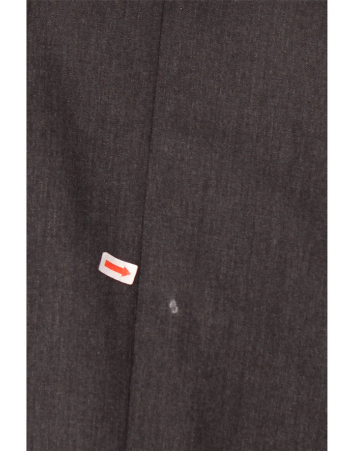 Jaqueta blazer masculina PIERRE CARDIN com peito duplo UE 50 grande lã cinza