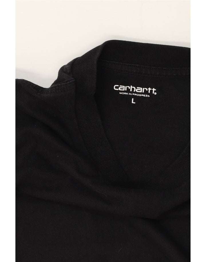 Camiseta masculina Carhartt grande preta