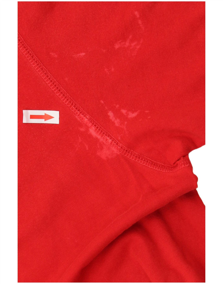 Camiseta masculina Nike Top UK 47/48 2XL algodão vermelho