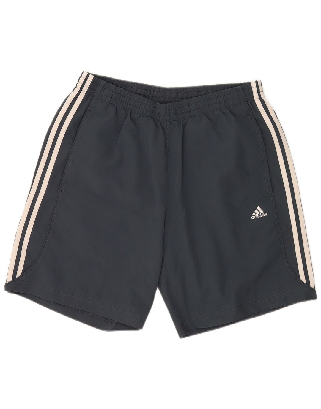 Adidas Mens Sport Shorts Médio Azul Marinho Poliéster Esportes