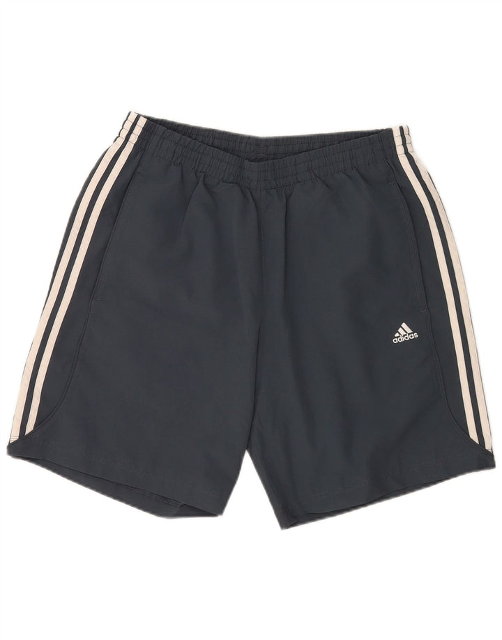 Adidas Mens Sport Shorts Médio Azul Marinho Poliéster Esportes